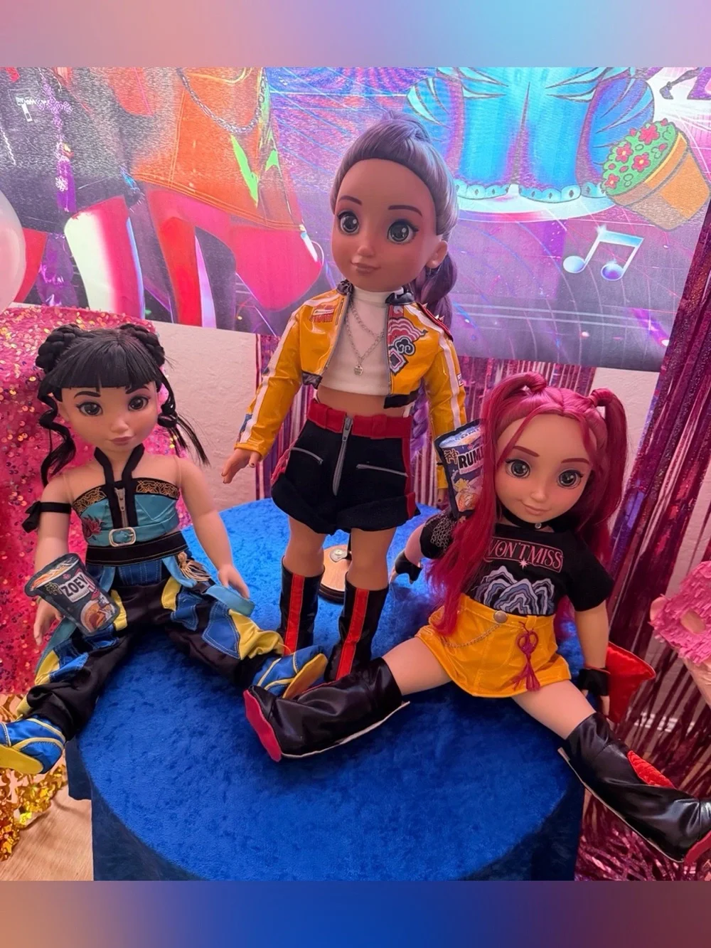 Disney ily 4ever dolls as Huntrix Kpop Demon Hunter